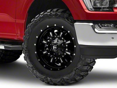 Fuel Wheels Krank Matte Black Milled 6-Lug Wheel; 18x9; -13mm Offset (21-25 F-150)