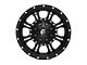 Fuel Wheels Krank Matte Black Milled 6-Lug Wheel; 18x9; -13mm Offset (21-24 F-150)