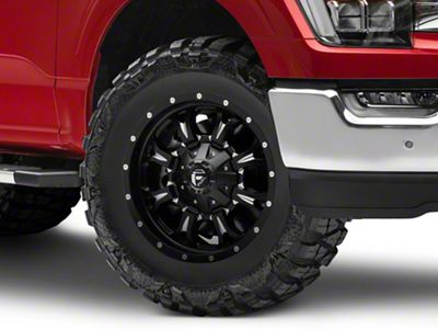 Fuel Wheels Krank Matte Black Milled 6-Lug Wheel; 18x9; 20mm Offset (21-24 F-150)