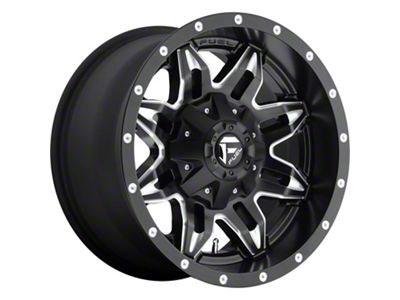 Fuel Wheels Lethal Matte Black Machined 6-Lug Wheel; 17x9; -12mm Offset (21-25 F-150)