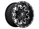 Fuel Wheels Lethal Matte Black Machined 6-Lug Wheel; 17x9; -12mm Offset (21-24 F-150)