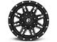 Fuel Wheels Lethal Matte Black Machined 6-Lug Wheel; 17x9; -12mm Offset (21-24 F-150)