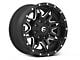 Fuel Wheels Lethal Matte Black Machined 6-Lug Wheel; 17x9; -12mm Offset (21-24 F-150)