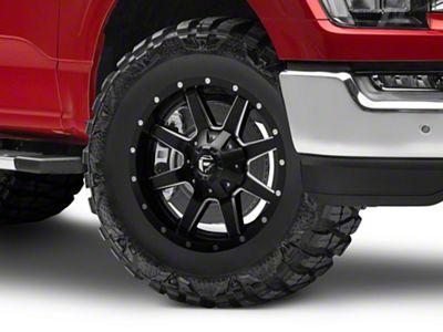 Fuel Wheels Maverick Matte Black Milled 6-Lug Wheel; 18x9; 20mm Offset (21-25 F-150)