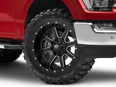 Fuel Wheels Maverick Matte Black Milled 6-Lug Wheel; 20x10; -24mm Offset (21-24 F-150)