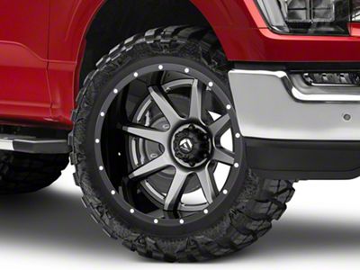 Fuel Wheels Rampage Gun Metal 6-Lug Wheel; 22x12; -44mm Offset (21-25 F-150)