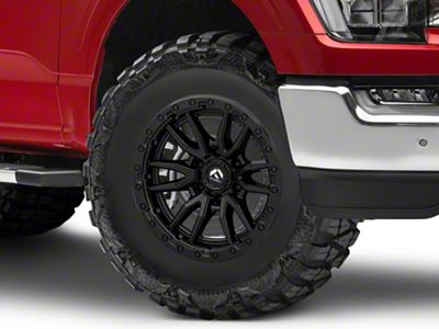 Fuel Wheels Rebel Matte Black 6-Lug Wheel; 17x9; -12mm Offset (21-24 F-150)