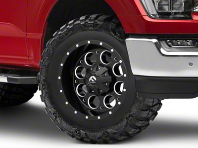 Fuel Wheels Revolver Matte Black Milled 6-Lug Wheel; 18x9; -12mm Offset (21-25 F-150)