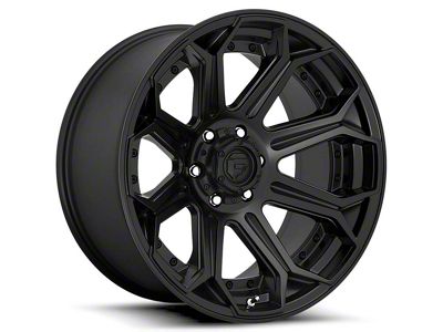 Fuel Wheels Siege Matte Black 6-Lug Wheel; 20x9; 20mm Offset (21-25 F-150)