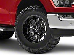 Fuel Wheels Sledge Gloss Black Milled 6-Lug Wheel; 18x9; 1mm Offset (21-25 F-150)