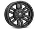 Fuel Wheels Sledge Gloss and Matte Black 6-Lug Wheel; 18x9; -12mm Offset (21-24 F-150)