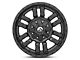 Fuel Wheels Sledge Gloss and Matte Black 6-Lug Wheel; 18x9; 1mm Offset (21-24 F-150)