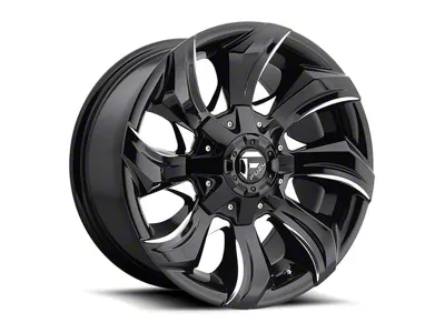 Fuel Wheels STRYKR Gloss Black Milled 6-Lug Wheel; 17x9; 20mm Offset (21-25 F-150)