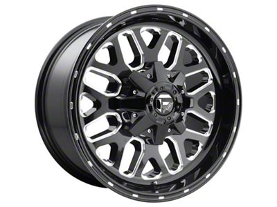 Fuel Wheels Titan Gloss Black Milled 6-Lug Wheel; 18x9; 1mm Offset (21-25 F-150)