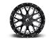 Fuel Wheels Titan Gloss Black Milled 6-Lug Wheel; 20x9; 1mm Offset (21-24 F-150)