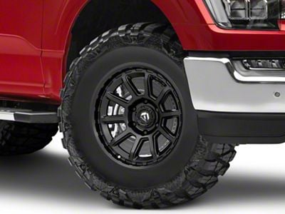 Fuel Wheels Torque Matte Black 6-Lug Wheel; 17x9; -12mm Offset (21-24 F-150)