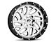 Fuel Wheels Triton Chrome with Gloss Black Lip 6-Lug Wheel; 20x10; -19mm Offset (21-24 F-150)