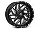 Fuel Wheels Triton Gloss Black Milled 6-Lug Wheel; 20x10; -19mm Offset (21-24 F-150)