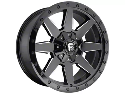 Fuel Wheels Wildcat Gloss Black Milled 6-Lug Wheel; 17x9; 1mm Offset (21-25 F-150)