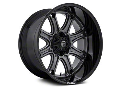 Fuel Wheels Darkstar Matte Gunmetal with Black Lip 8-Lug Wheel; 20x9; 1mm Offset (23-24 F-250 Super Duty)