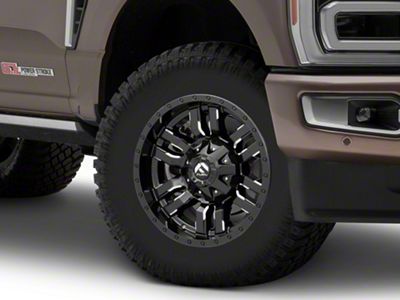 Fuel Wheels Sledge Gloss Black Milled 8-Lug Wheel; 18x9; 1mm Offset (23-25 F-250 Super Duty)