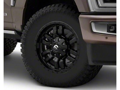 Fuel Wheels Sledge Gloss Matte Black 8-Lug Wheel; 18x9; 20mm Offset (23-25 F-250 Super Duty)