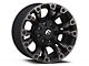 Fuel Wheels Vapor Matte Black Machined 8-Lug Wheel; 18x9; -12mm Offset (23-24 F-250 Super Duty)