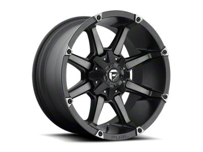 Fuel Wheels Coupler Matte Black Machined 8-Lug Wheel; 20x9; 1mm Offset (23-24 F-350 Super Duty SRW)