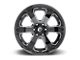 Fuel Wheels Hardline Gloss Black and Red 8-Lug Wheel; 20x9; 1mm Offset (23-24 F-350 Super Duty SRW)