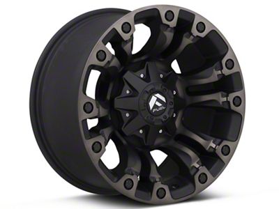 Fuel Wheels Vapor Matte Black Machined 8-Lug Wheel; 18x9; -12mm Offset (23-24 F-350 Super Duty SRW)