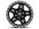 Fuel Wheels Anza Matte Black with Anthracite Ring 6-Lug Wheel; 17x8.5; -6mm Offset (2024 Ranger)