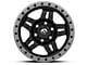 Fuel Wheels Anza Matte Black with Anthracite Ring 6-Lug Wheel; 17x8.5; 6mm Offset (2024 Ranger)