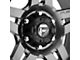 Fuel Wheels Anza Matte Gunmetal with Black Bead Ring 6-Lug Wheel; 18x9; 19mm Offset (2024 Ranger)