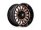 Fuel Wheels Arc Platinum Bronze with Black Lip 6-Lug Wheel; 20x10; -18mm Offset (24-25 Ranger)