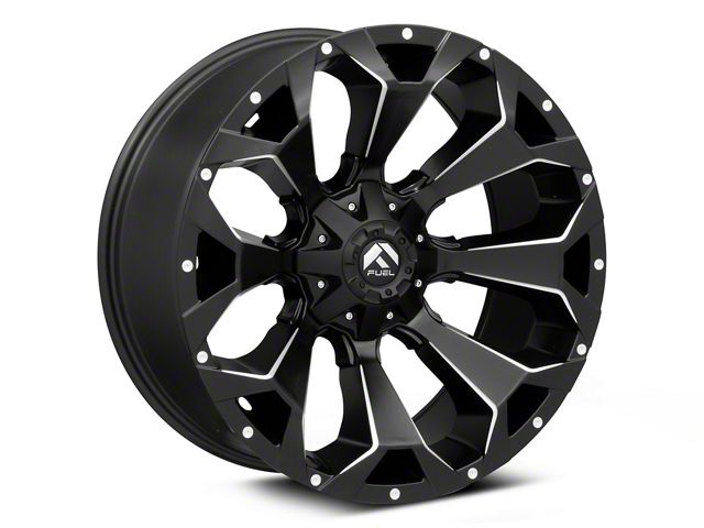 Fuel Wheels Assault Matte Black Milled 6-Lug Wheel; 20x9; 19mm Offset (2024 Ranger)