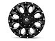 Fuel Wheels Assault Satin Black Milled 6-Lug Wheel; 17x9; -12mm Offset (24-25 Ranger)