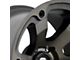 Fuel Wheels Beast Matte Black Double Dark Tint 6-Lug Wheel; 17x9; 19mm Offset (2024 Ranger)