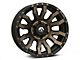 Fuel Wheels Blitz Matte Black with Dark Tint 6-Lug Wheel; 17x9; -12mm Offset (24-25 Ranger)