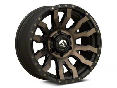 Fuel Wheels Blitz Matte Black with Dark Tint 6-Lug Wheel; 17x9; 1mm Offset (2024 Ranger)