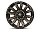 Fuel Wheels Blitz Matte Black with Dark Tint 6-Lug Wheel; 17x9; 1mm Offset (2024 Ranger)