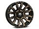 Fuel Wheels Blitz Matte Black with Dark Tint 6-Lug Wheel; 17x9; 1mm Offset (2024 Ranger)