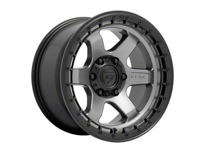 Fuel Wheels Block Matte Gunmetal 6-Lug Wheel; 18x9; 20mm Offset (2024 Ranger)