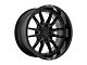 Fuel Wheels Clash Gloss Black 6-Lug Wheel; 17x9; -12mm Offset (2024 Ranger)