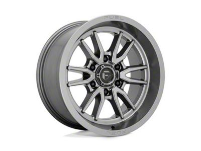 Fuel Wheels Clash Gunmetal 6-Lug Wheel; 17x9; -12mm Offset (24-25 Ranger)