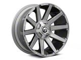 Fuel Wheels Contra Platinum Brushed Gunmetal 6-Lug Wheel; 20x9; 19mm Offset (24-25 Ranger)