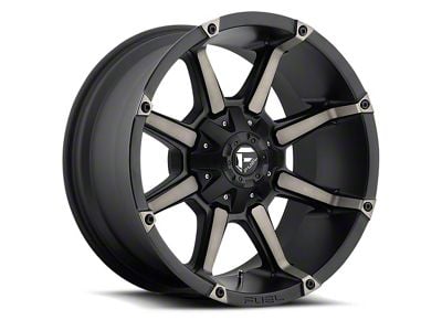 Fuel Wheels Coupler Matte Black Double Dark Tint 6-Lug Wheel; 18x9; 19mm Offset (2024 Ranger)