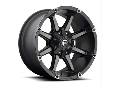 Fuel Wheels Coupler Matte Black Double Dark Tint 6-Lug Wheel; 18x9; 1mm Offset (24-25 Ranger)