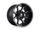 Fuel Wheels Coupler Matte Black Double Dark Tint 6-Lug Wheel; 20x10; -18mm Offset (2024 Ranger)
