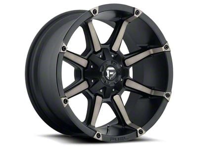 Fuel Wheels Coupler Matte Black with Double Dark Tint 6-Lug Wheel; 20x9; 20mm Offset (2024 Ranger)