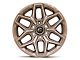 Fuel Wheels Flux Platinum Bronze 6-Lug Wheel; 18x9; 1mm Offset (2024 Ranger)